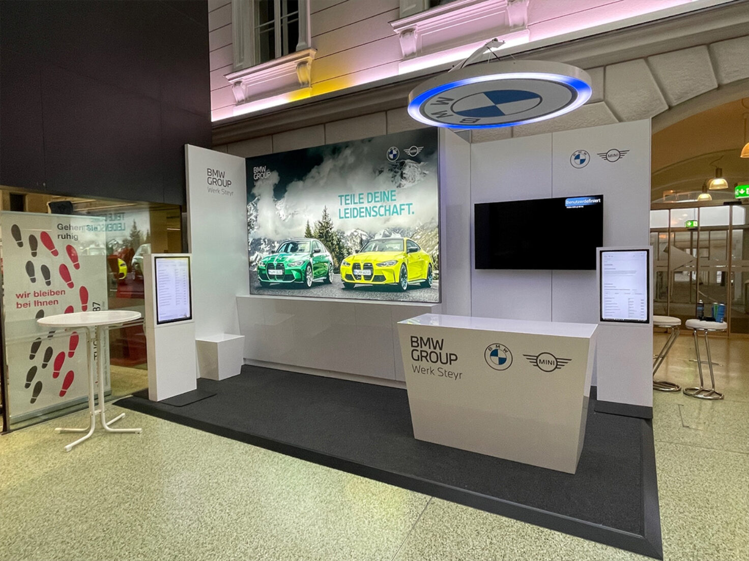 BMW Messestand auf der Messe