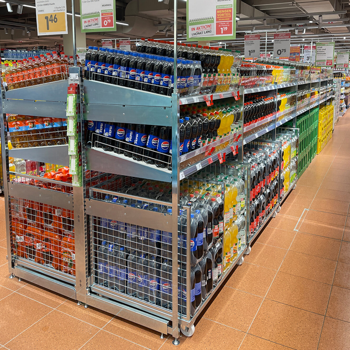 Interspar Graz Getränkeregal 01