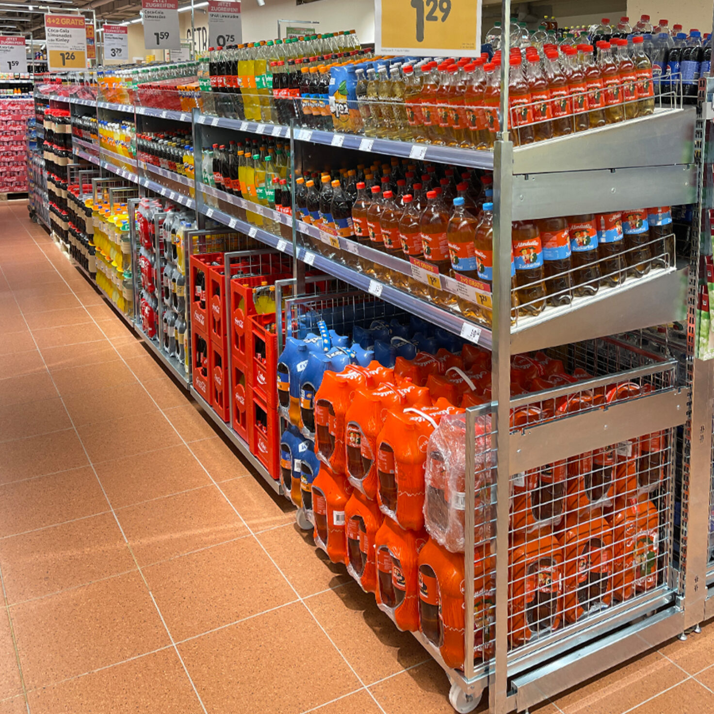 Interspar Graz Getränkeregal 03