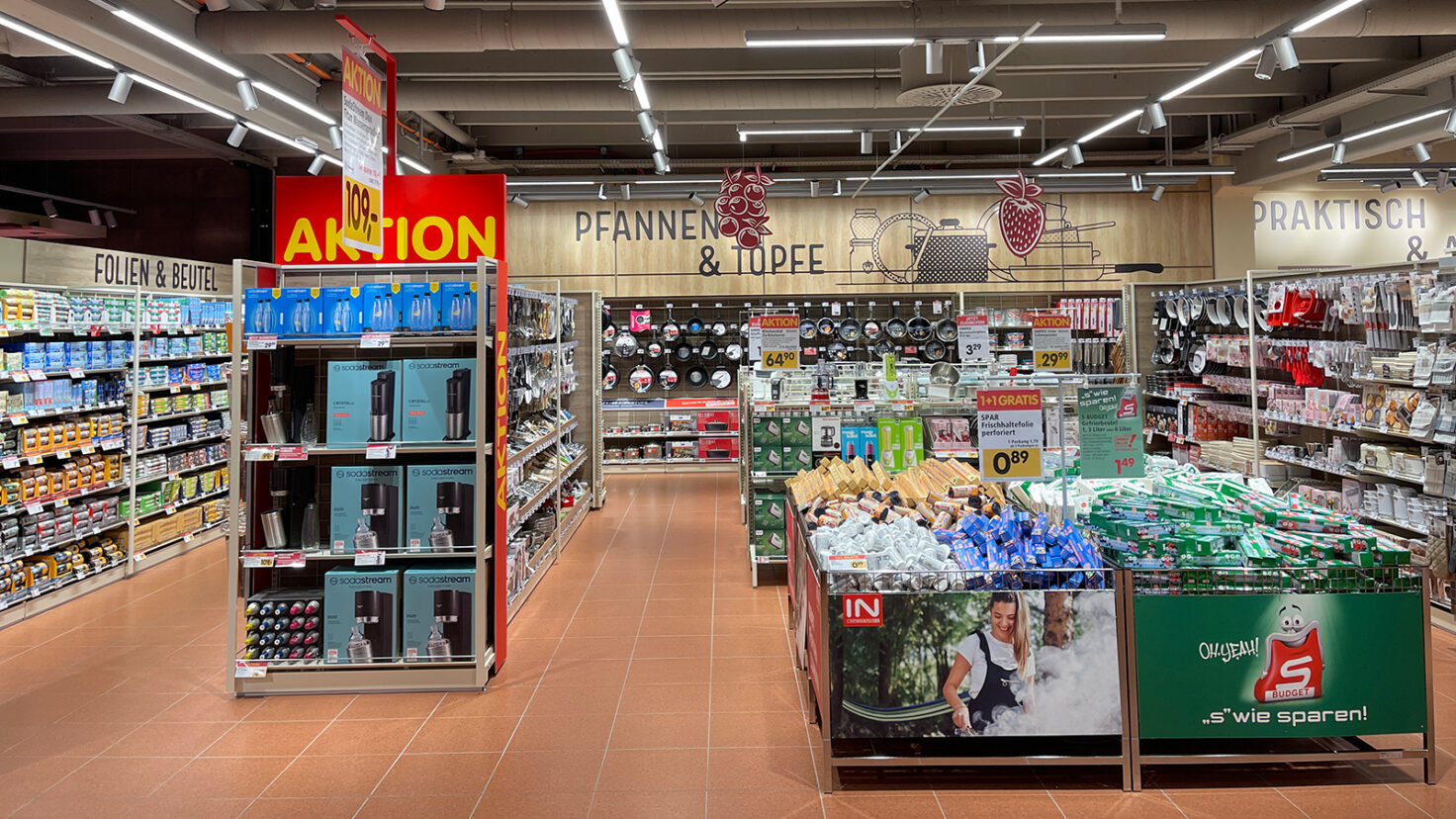 Interspar Graz Haushaltswaren Regal 02