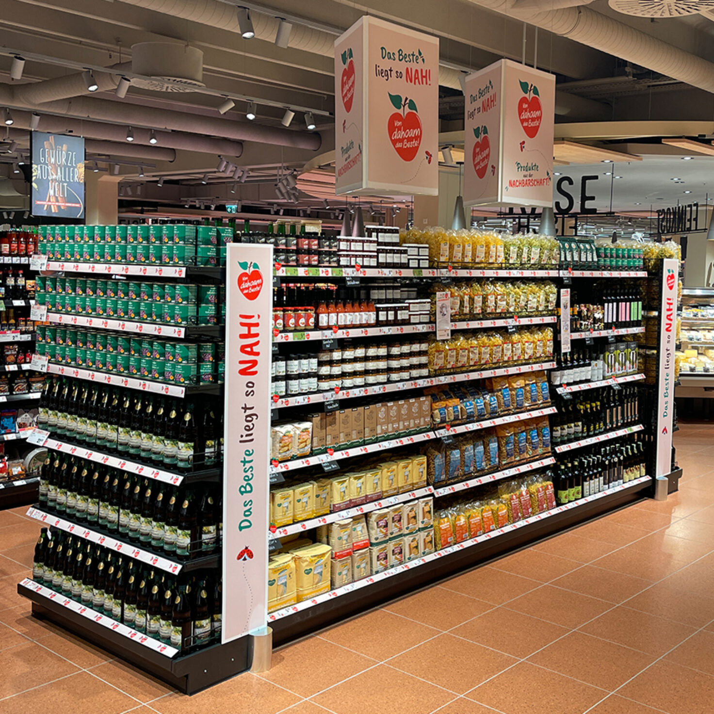 Interspar Graz Regionalitäten Regal